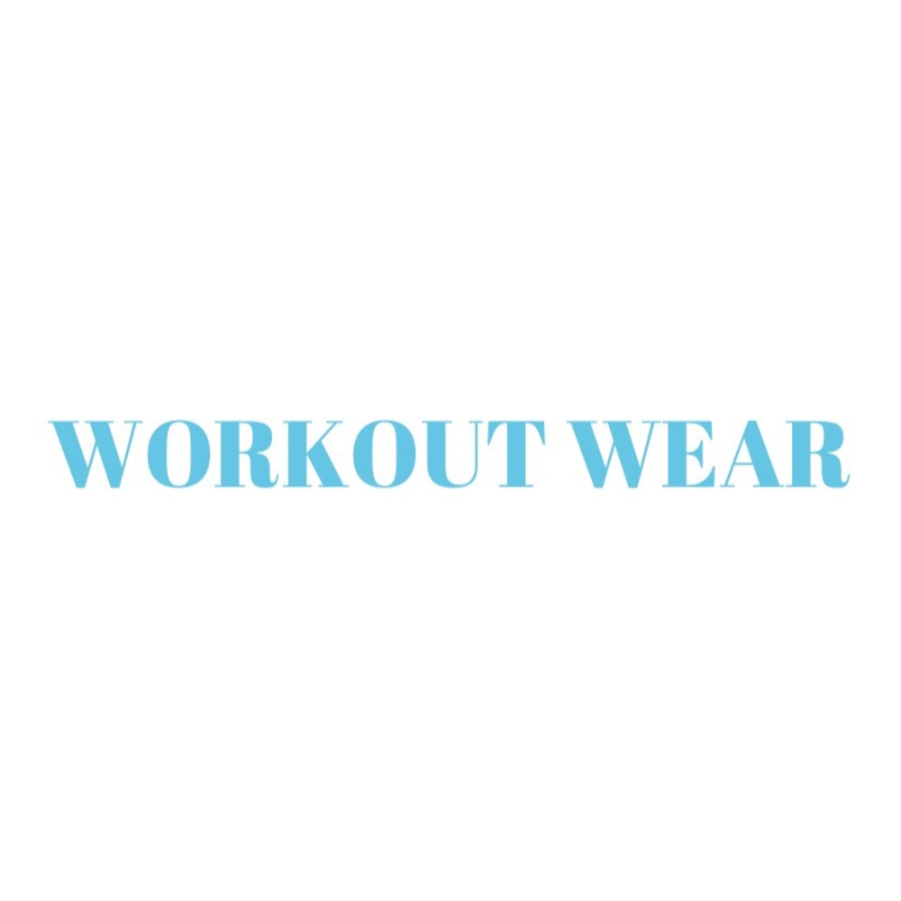 Various workout clothes